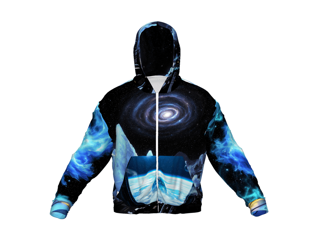 All-Over Print Recycled Unisex Zip Hoodie