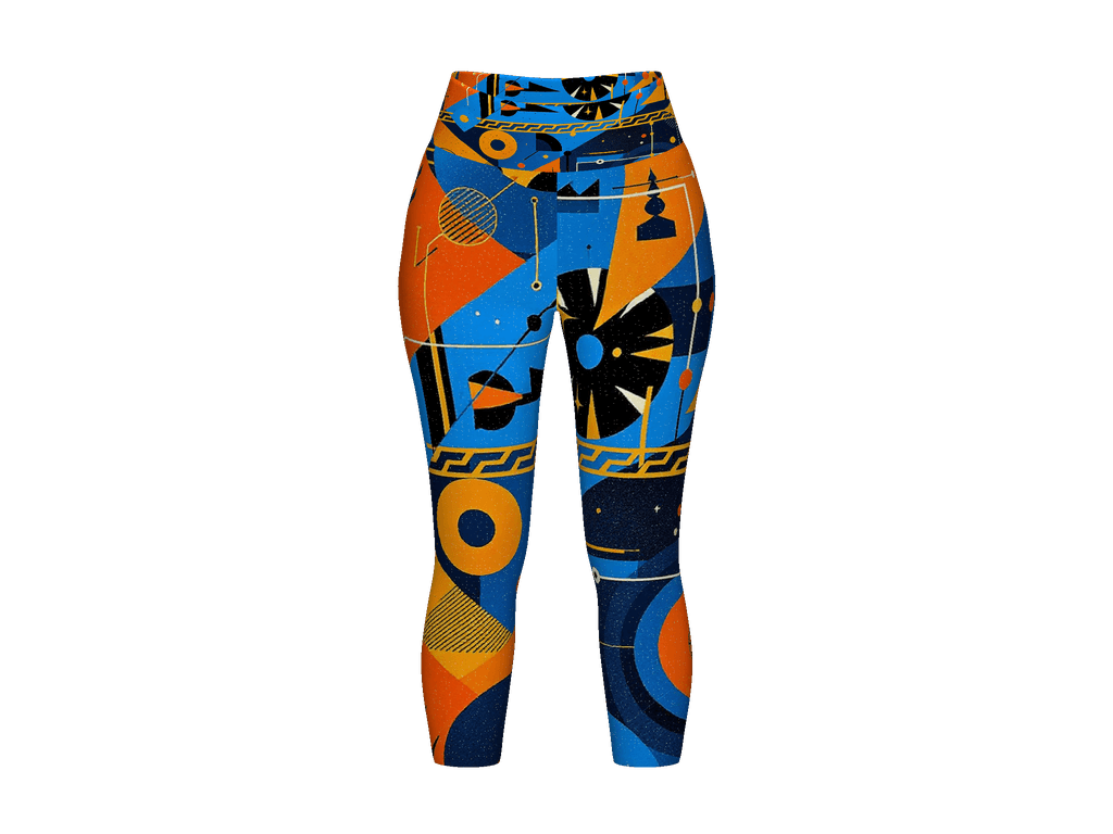 All-Over Print Yoga Capri Leggings