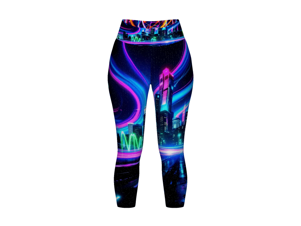 All-Over Print Yoga Capri Leggings