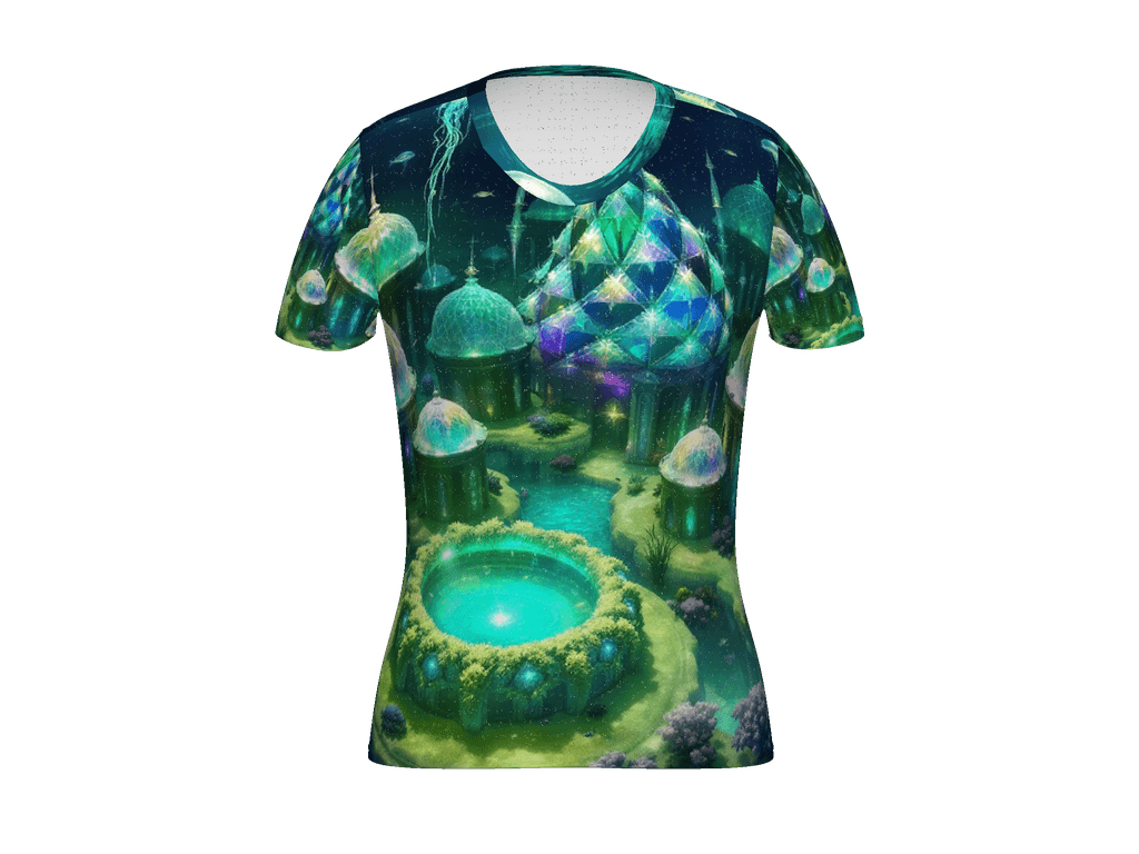 All-Over Print Women's Athletic T-Shirt