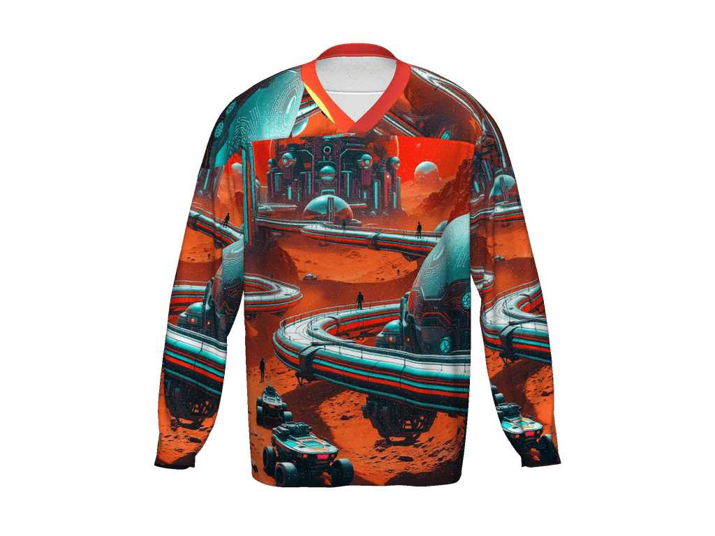 All-Over Print Recycled Hockey Fan Jersey