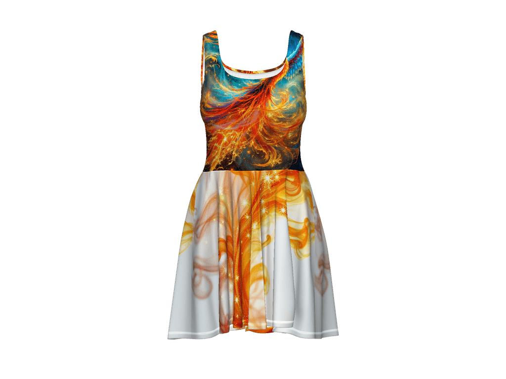 All-Over Print Skater Dress