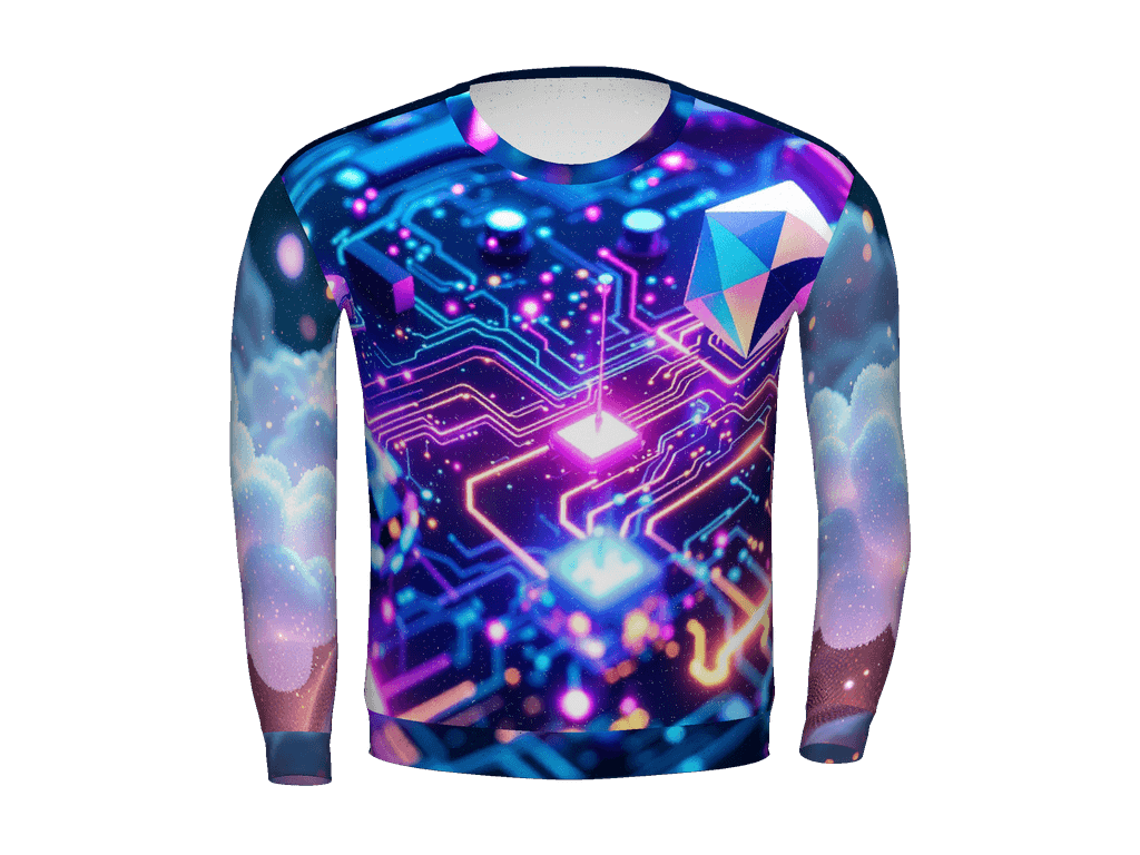 All-Over Print Recycled Unisex Sweatshirt