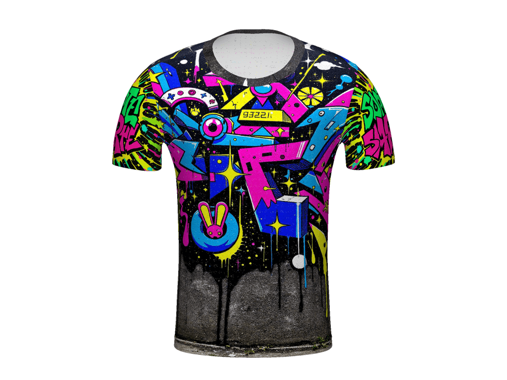 All-Over Print Men's Crew Neck T-Shirt