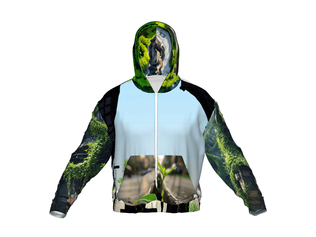 All-Over Print Recycled Unisex Zip Hoodie