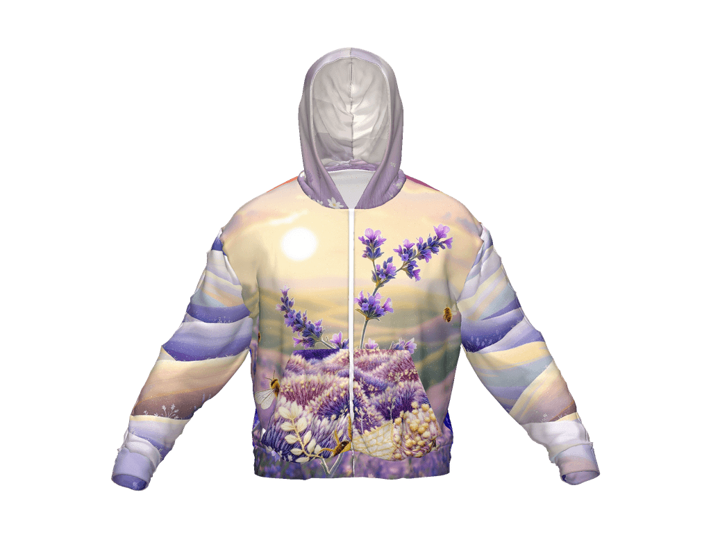 All-Over Print Recycled Unisex Zip Hoodie