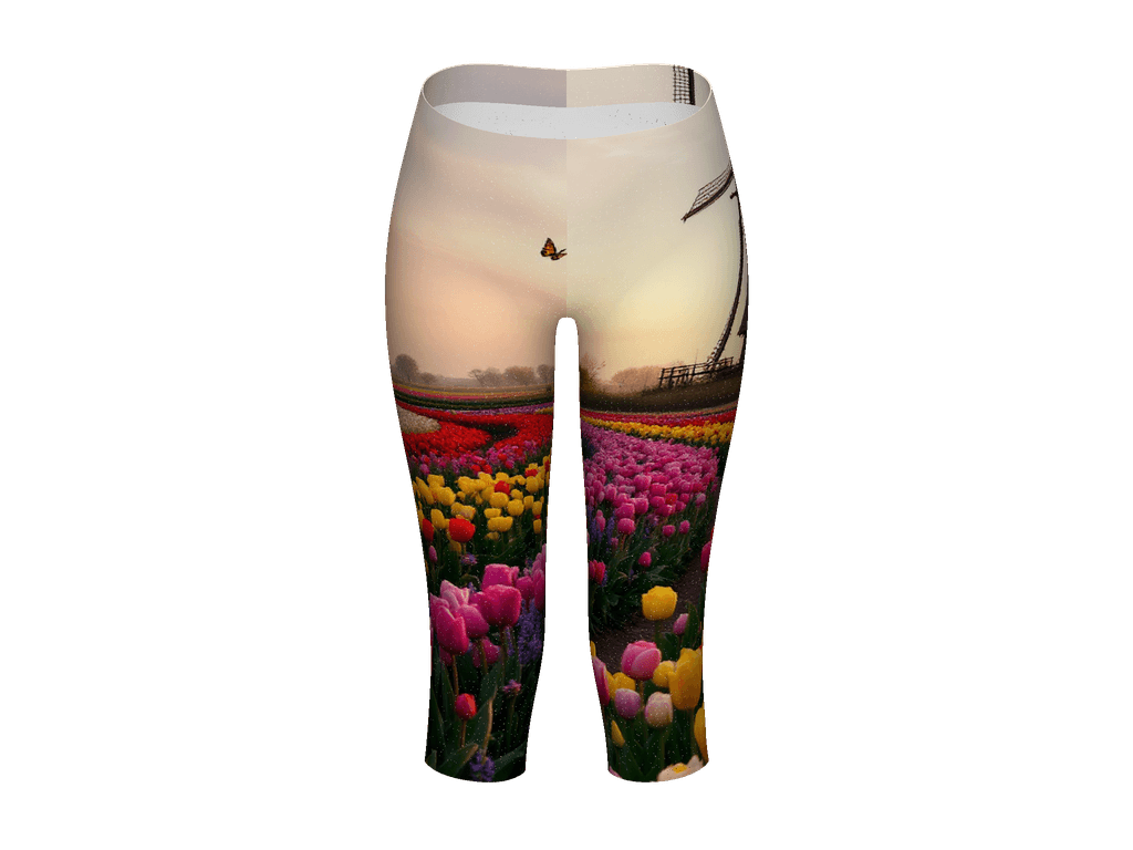 All-Over Print Capri Leggings