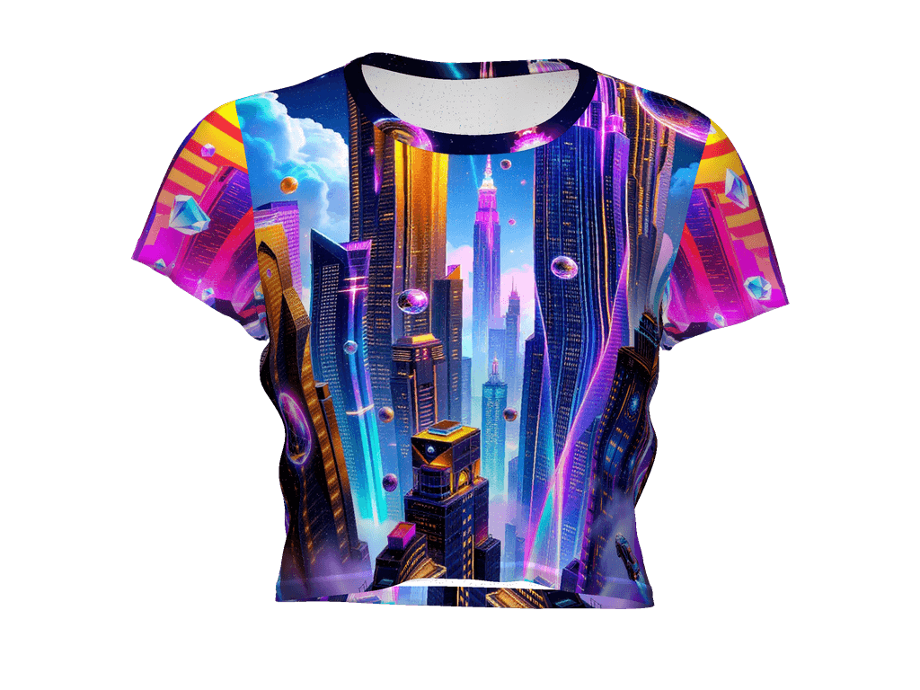 All-Over Print Crop Tee