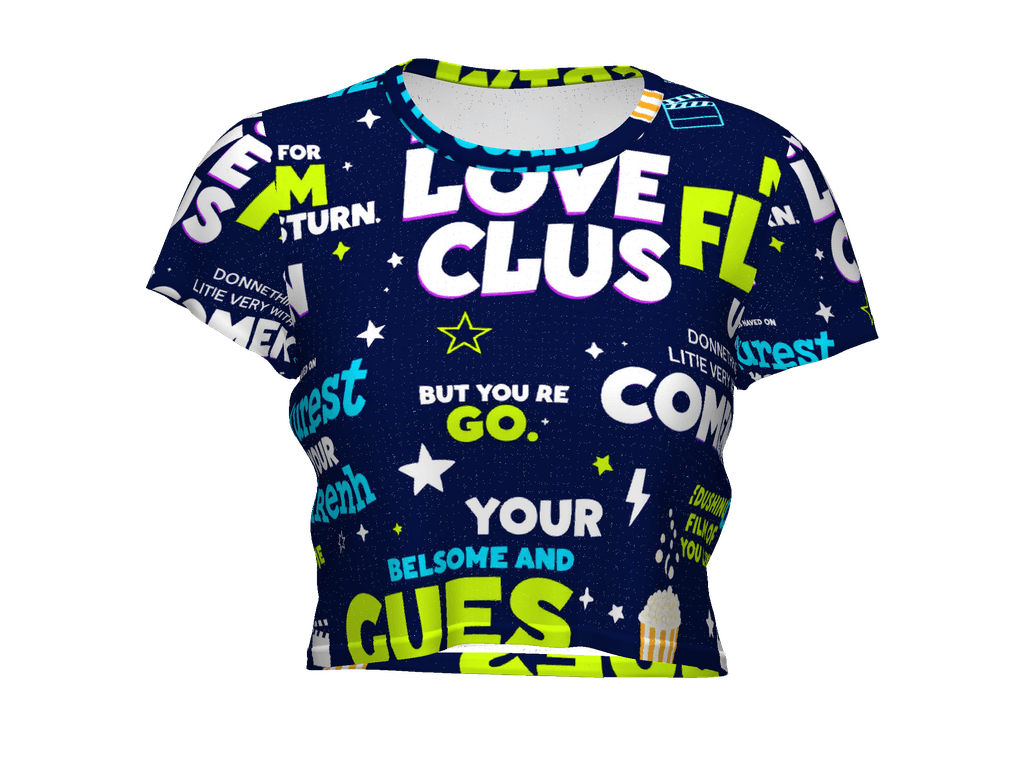 All-Over Print Crop Tee