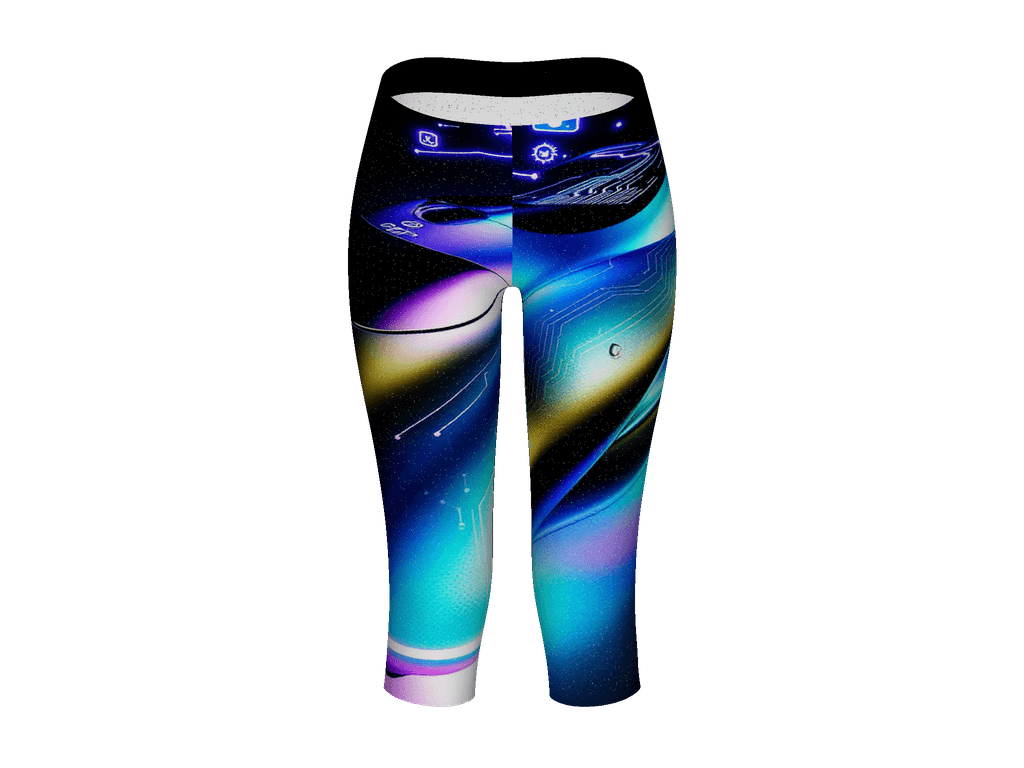All-Over Print Capri Leggings