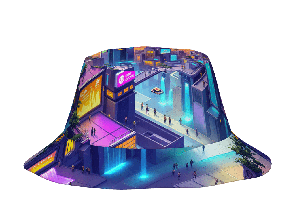 All-Over Print Reversible Bucket Hat