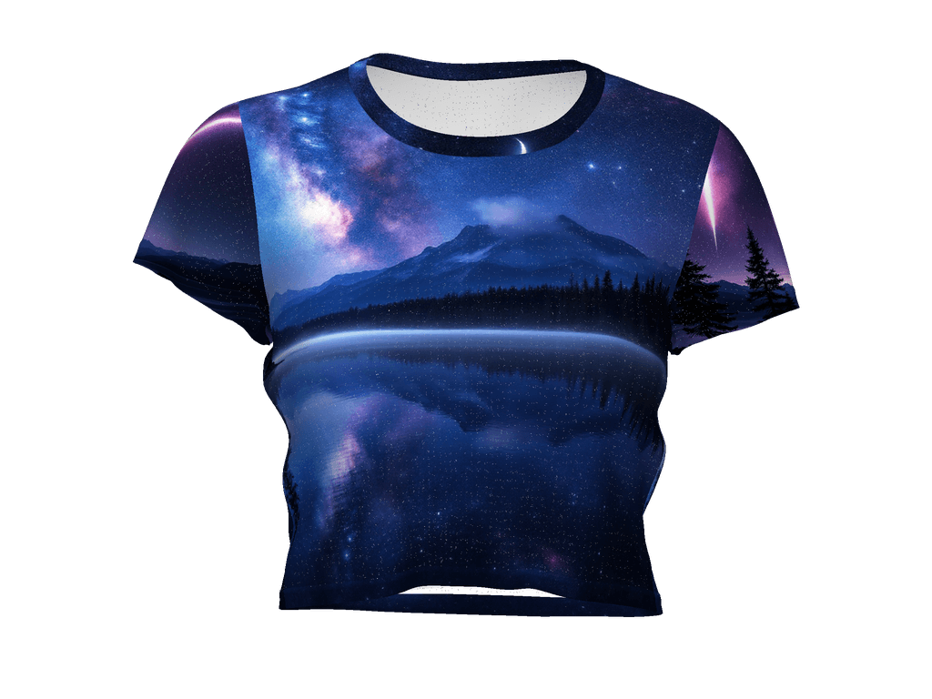 All-Over Print Crop Tee