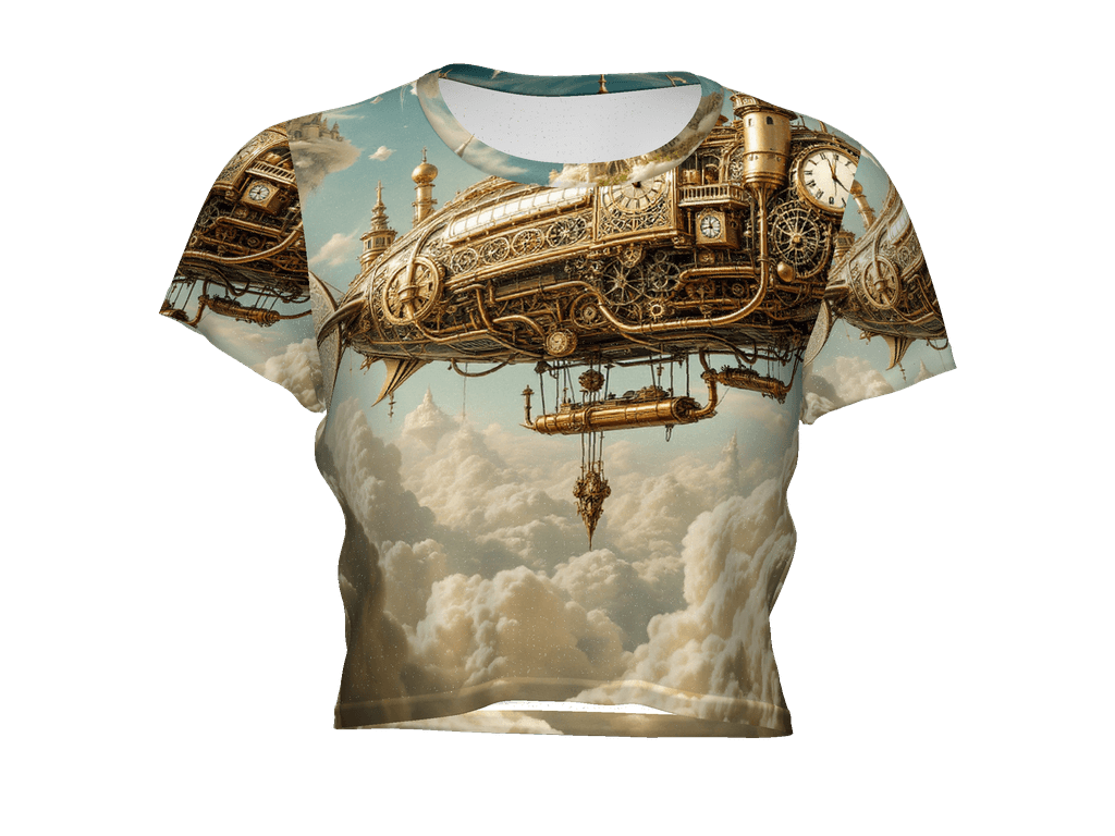 All-Over Print Crop Tee