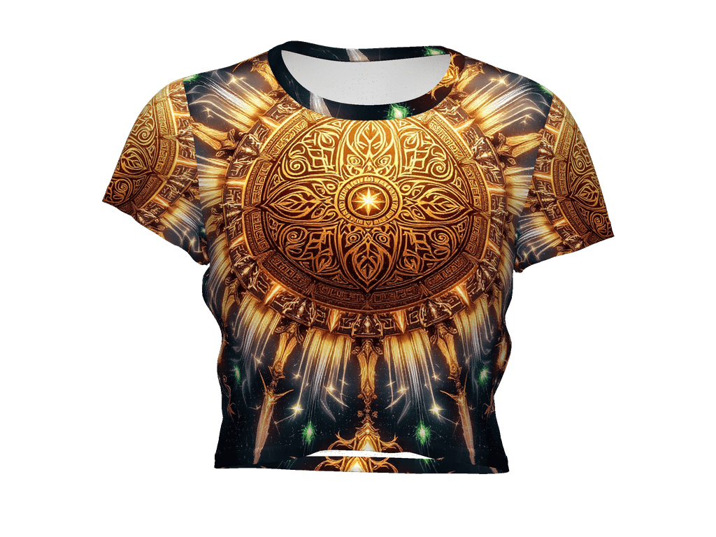 All-Over Print Crop Tee