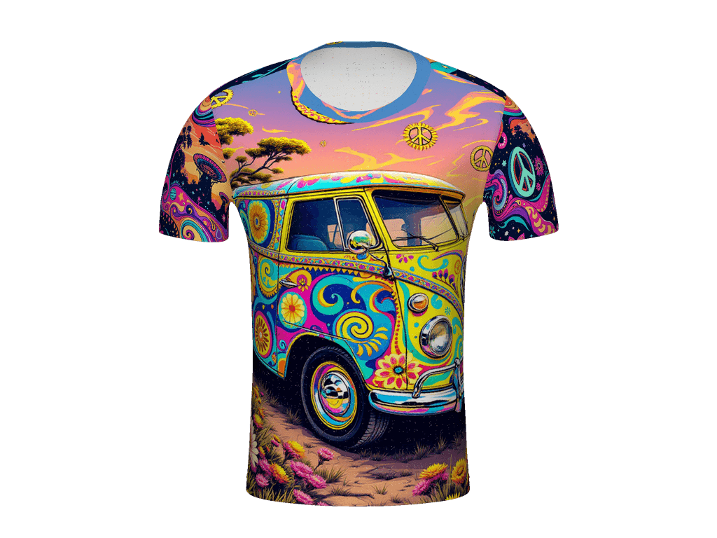 All-Over Print Men's Crew Neck T-Shirt