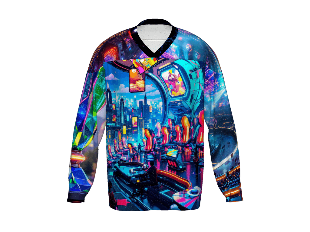 All-Over Print Recycled Hockey Fan Jersey