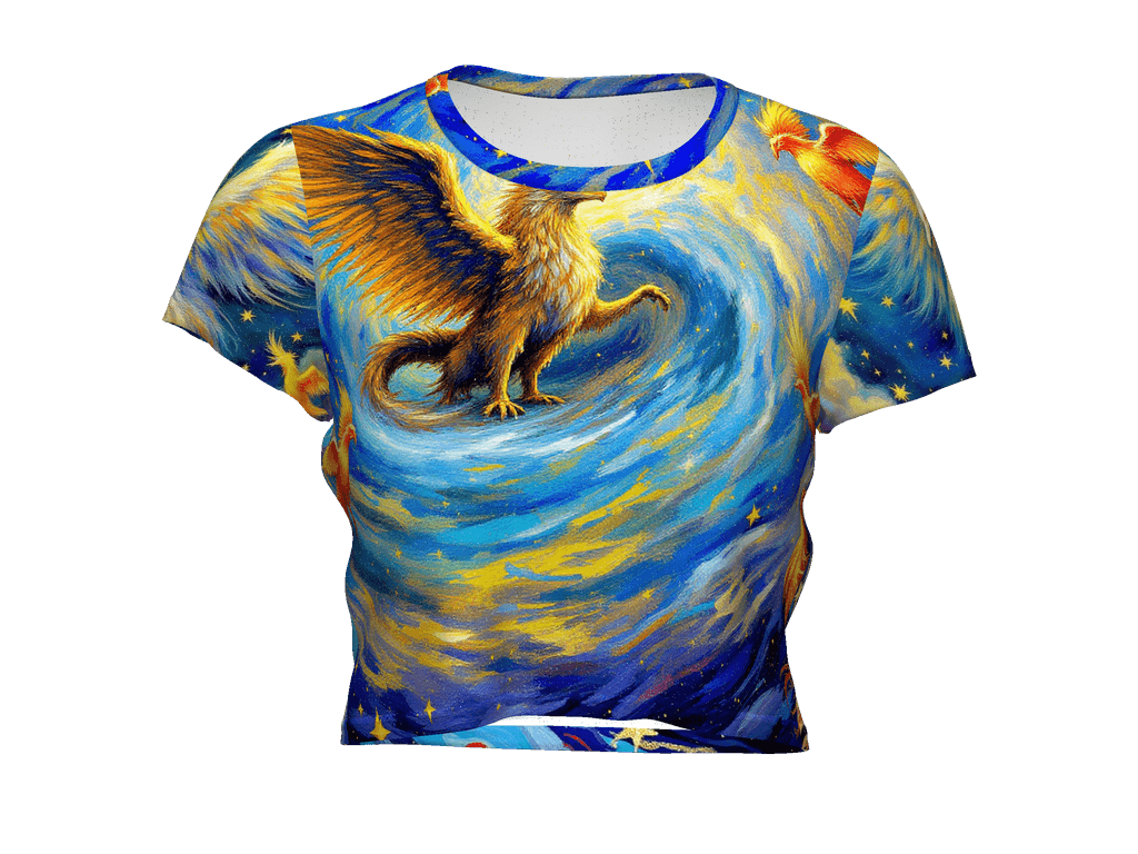 All-Over Print Crop Tee