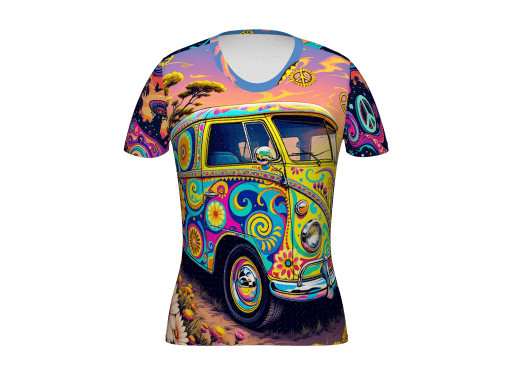 All-Over Print Women's Athletic T-Shirt