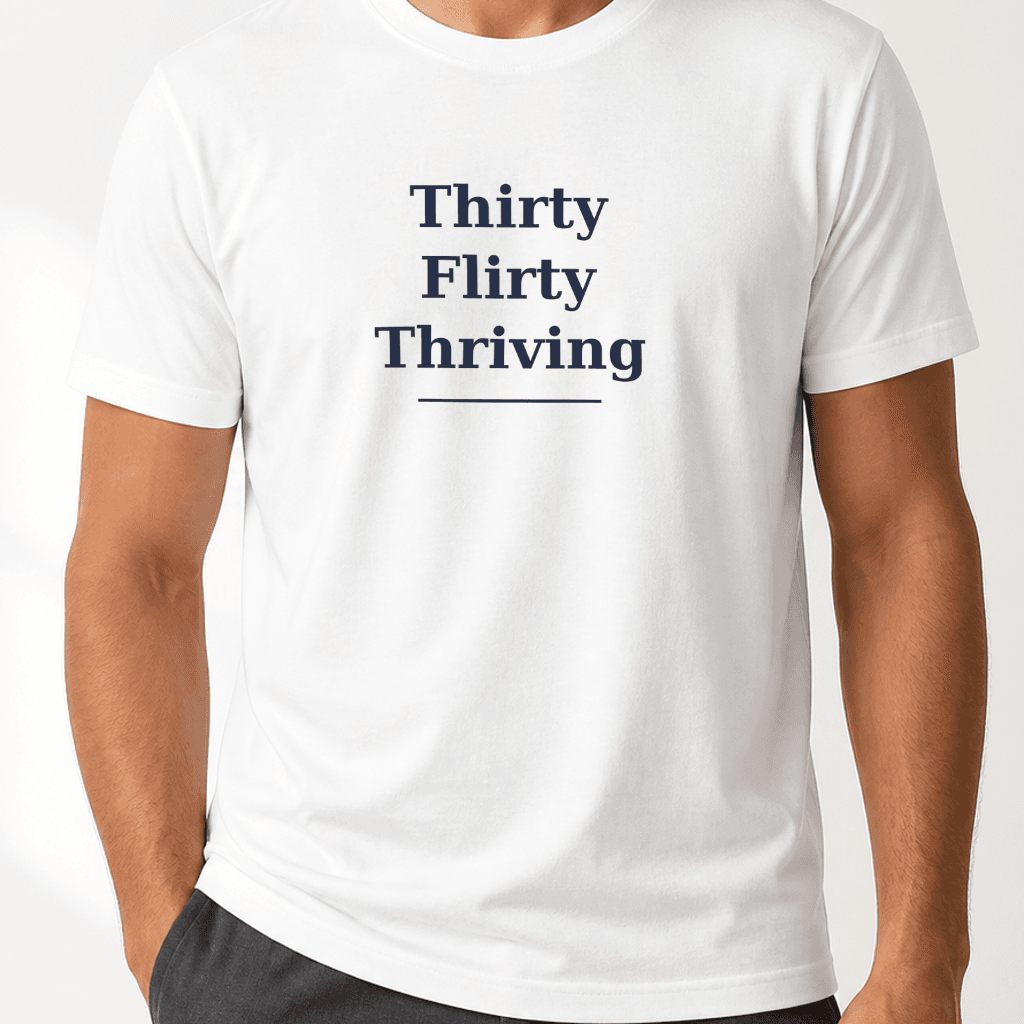 Custom Birthday T-Shirt — White