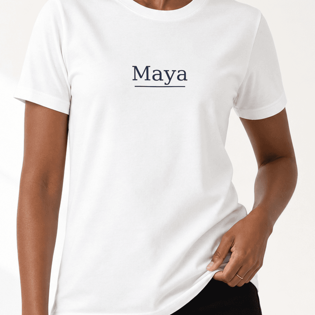Custom Name T-Shirt, female fit