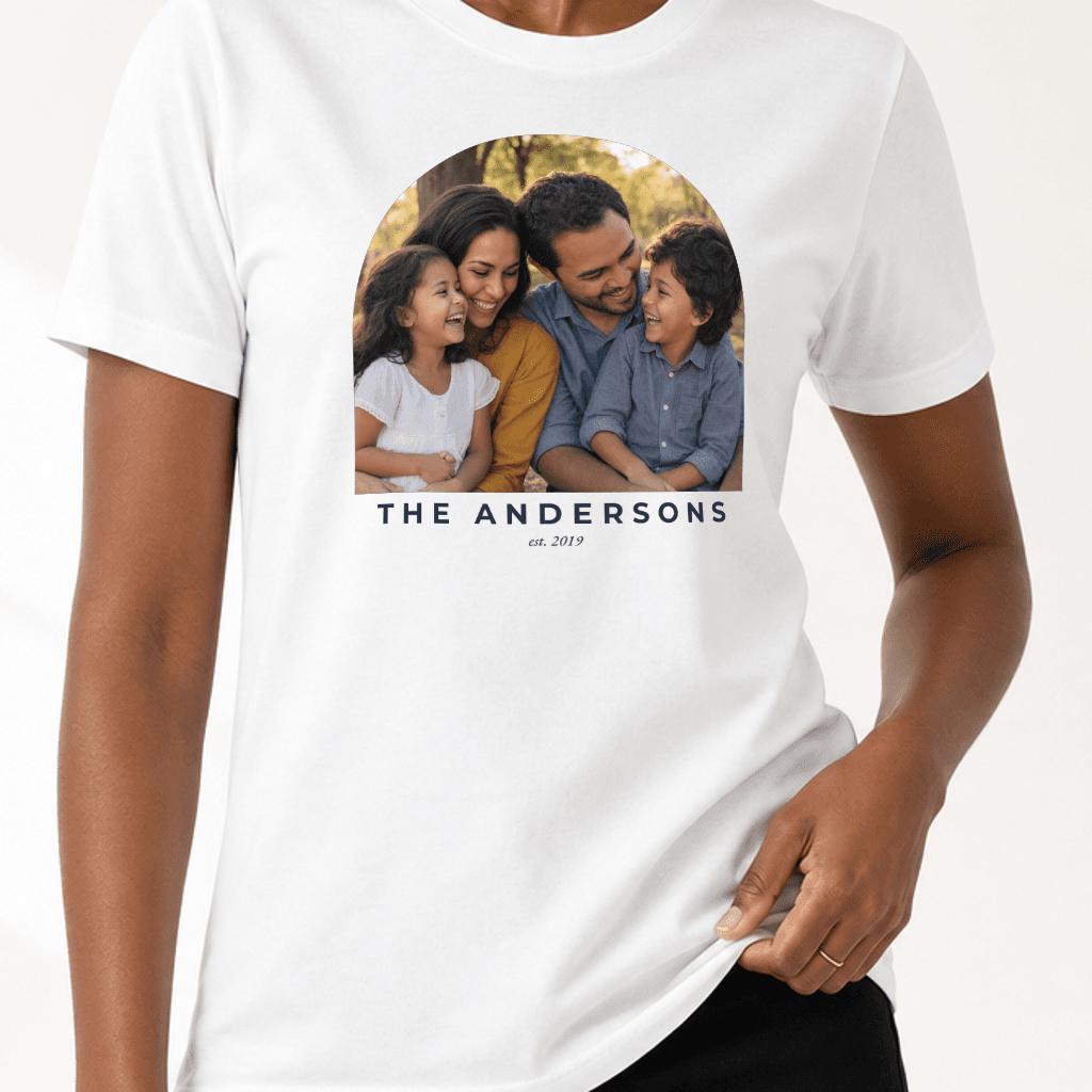 Custom Photo T-Shirt, female fit