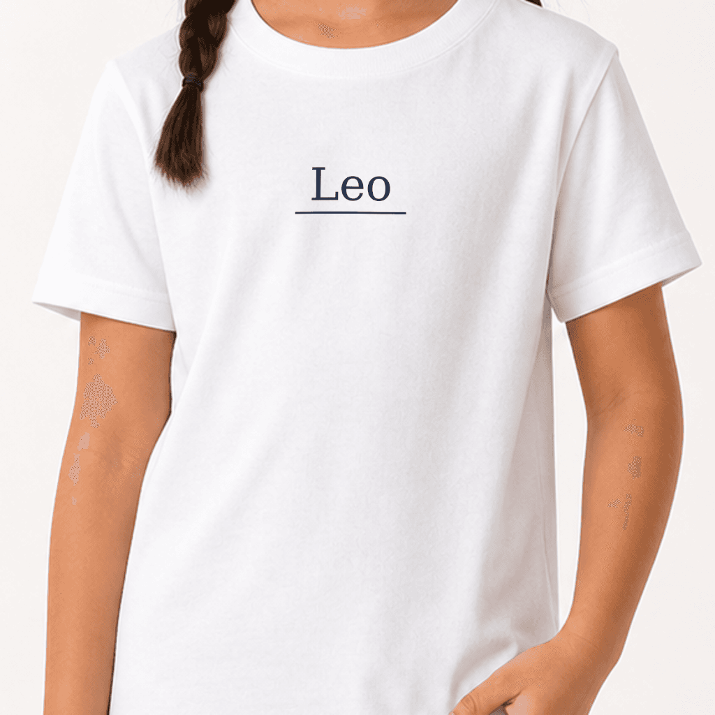 Custom Name Kids T-Shirt, female fit