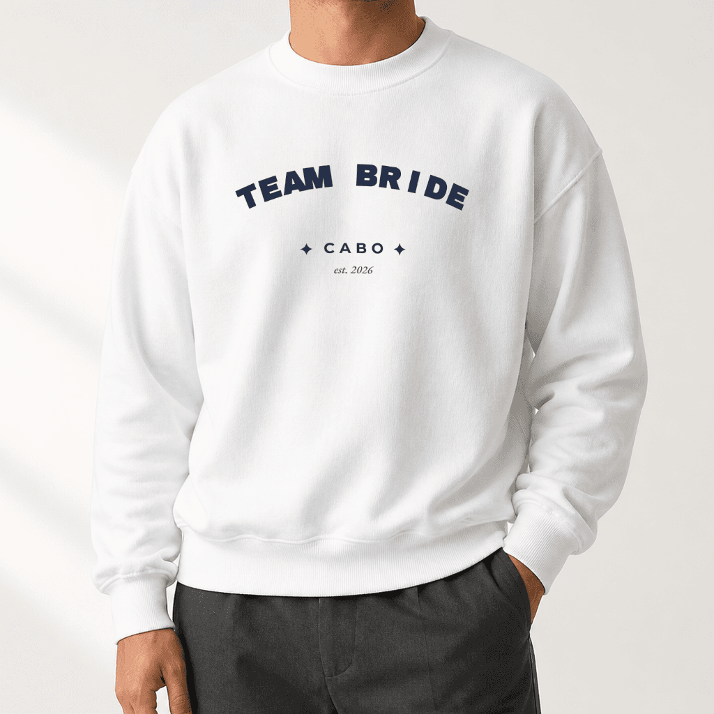 Bachelorette Party Sweatshirt — White