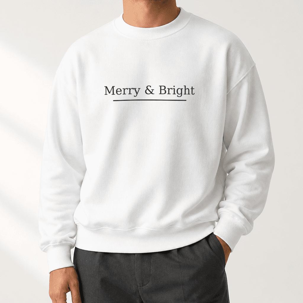 Custom Christmas Sweatshirt — White