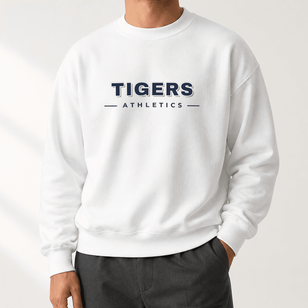 Custom Team Sweatshirt — White