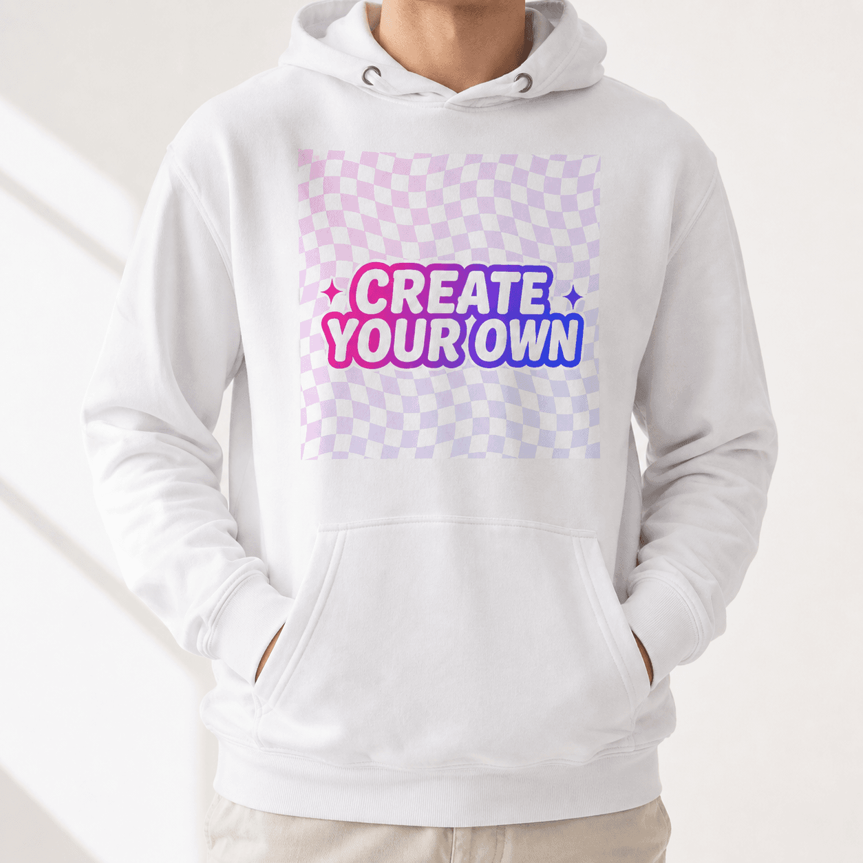Unisex Premium Pullover Hoodie on model