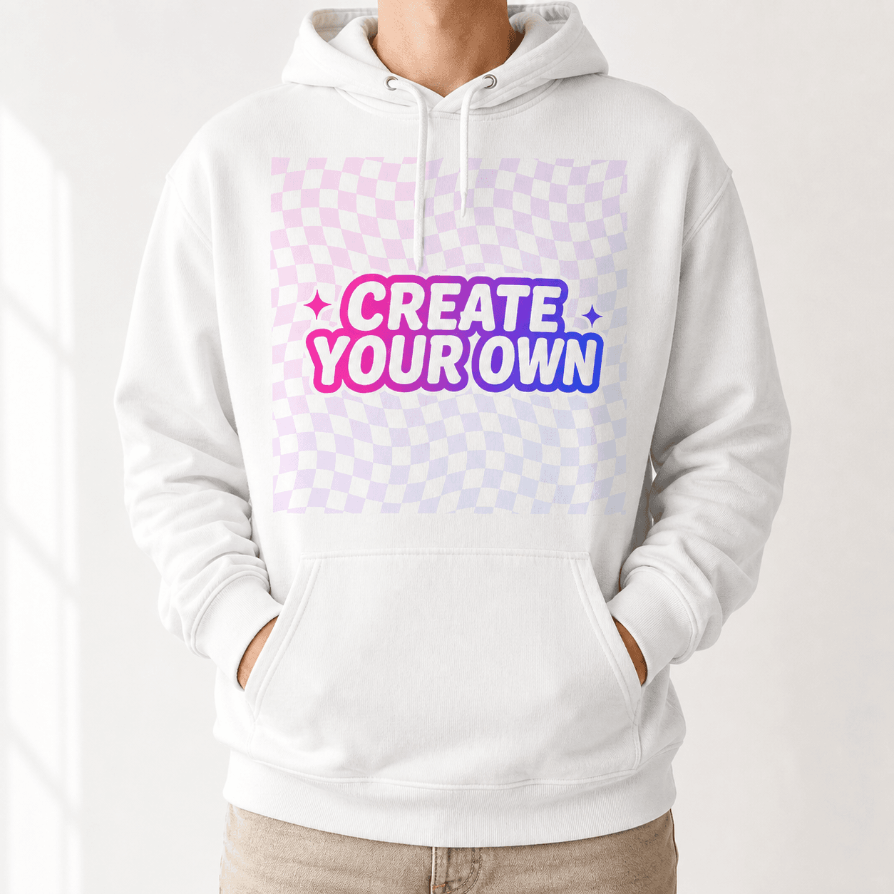 Midweight Hoodie on model