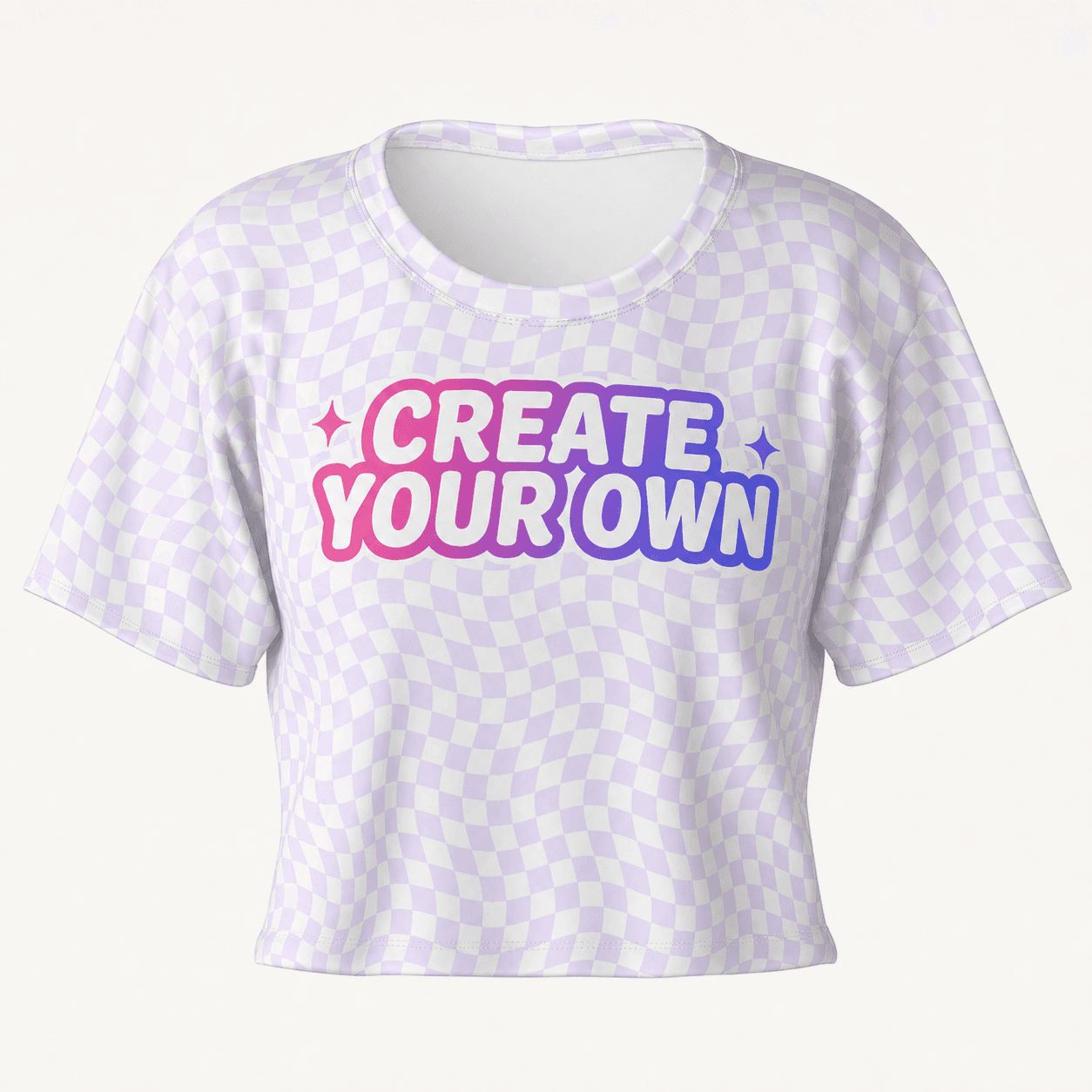 All-Over Print Women's Crop Tee