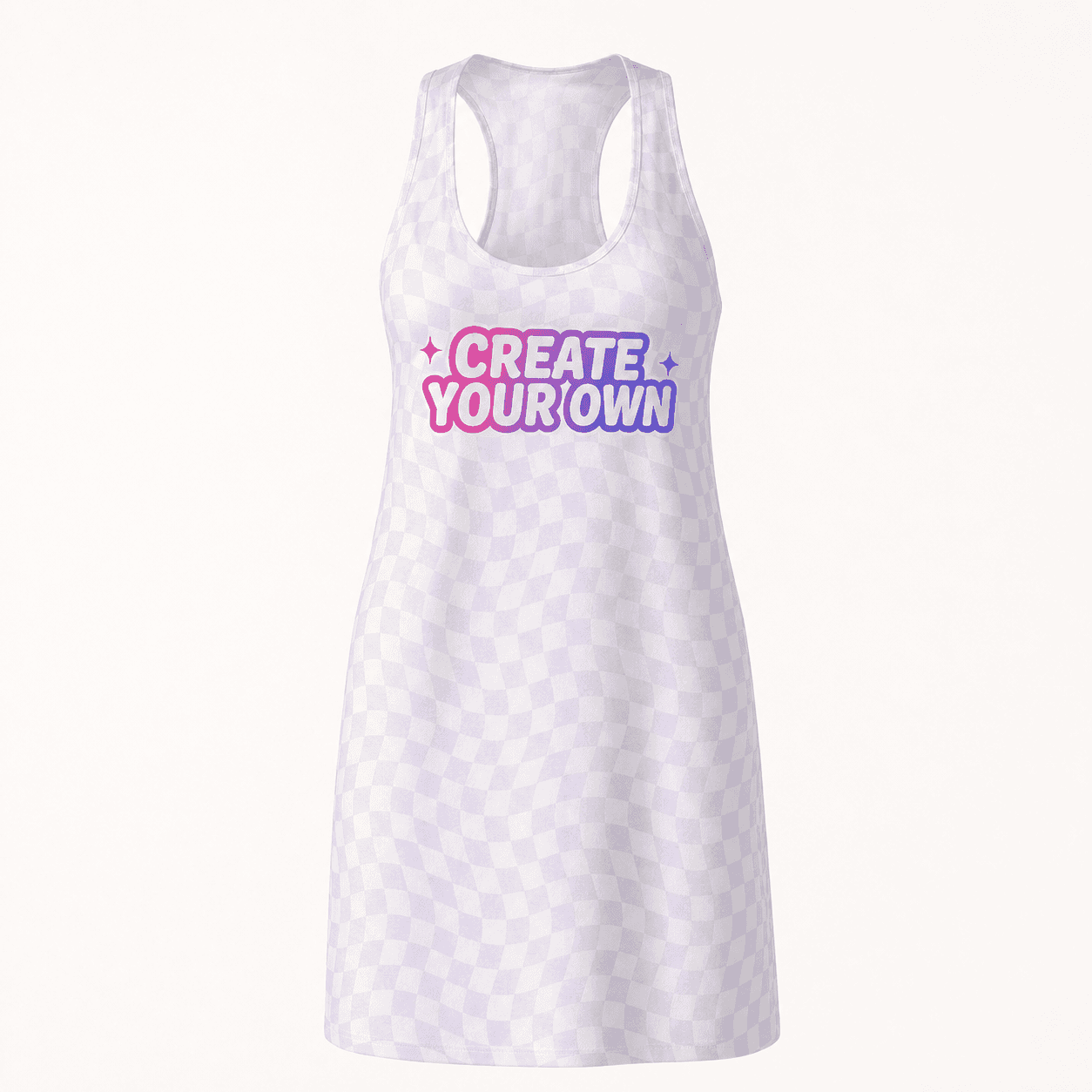 All-Over Print Women's Racerback Dress