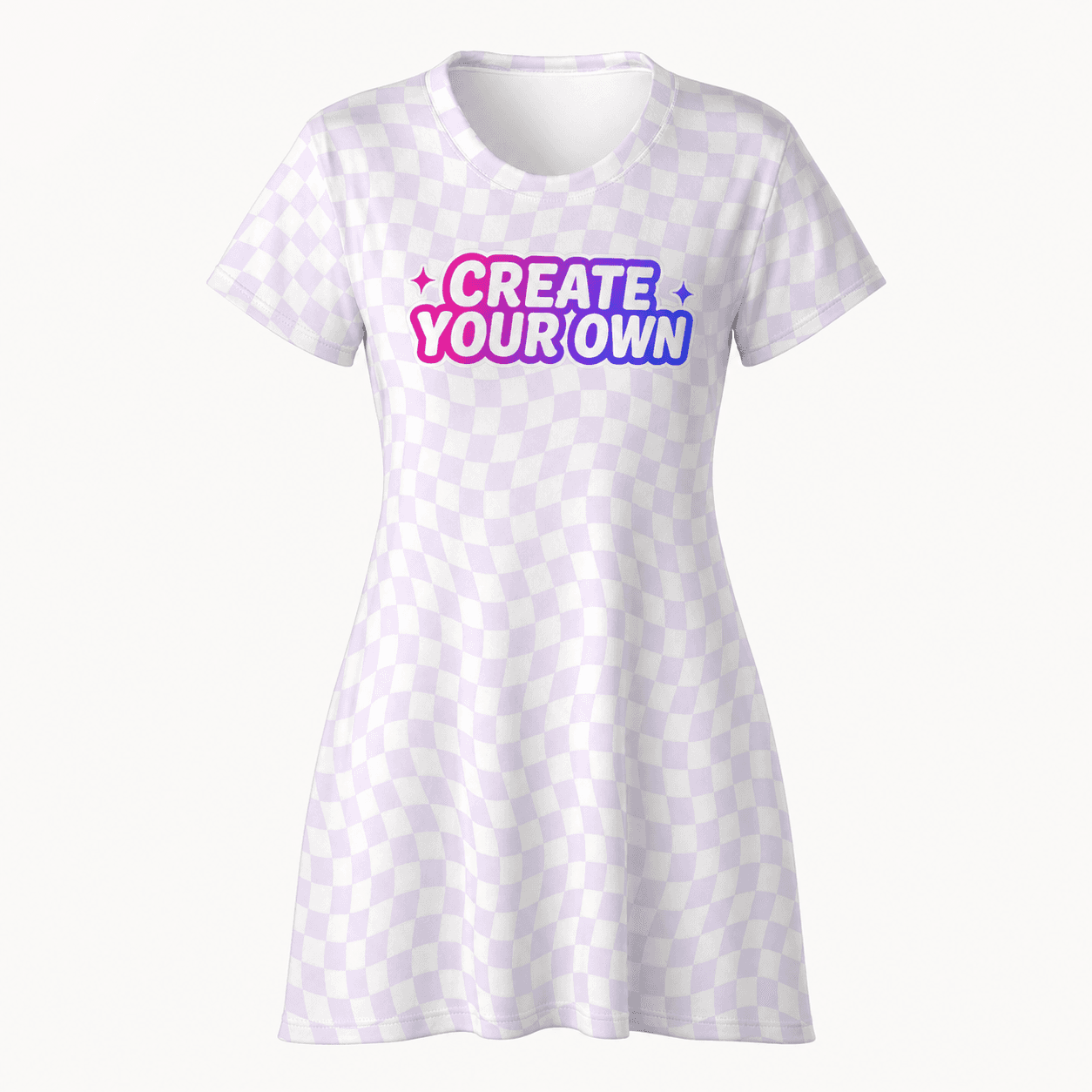 All-Over Print Women's T-Shirt Dress