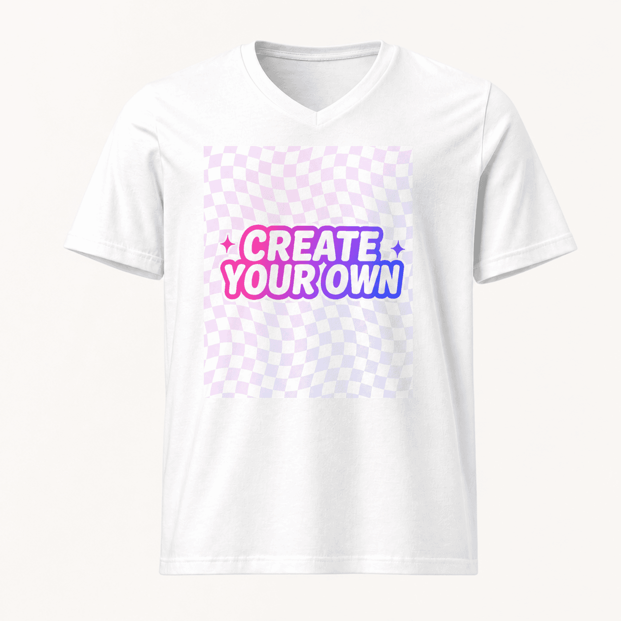 Unisex V-Neck Jersey Tee