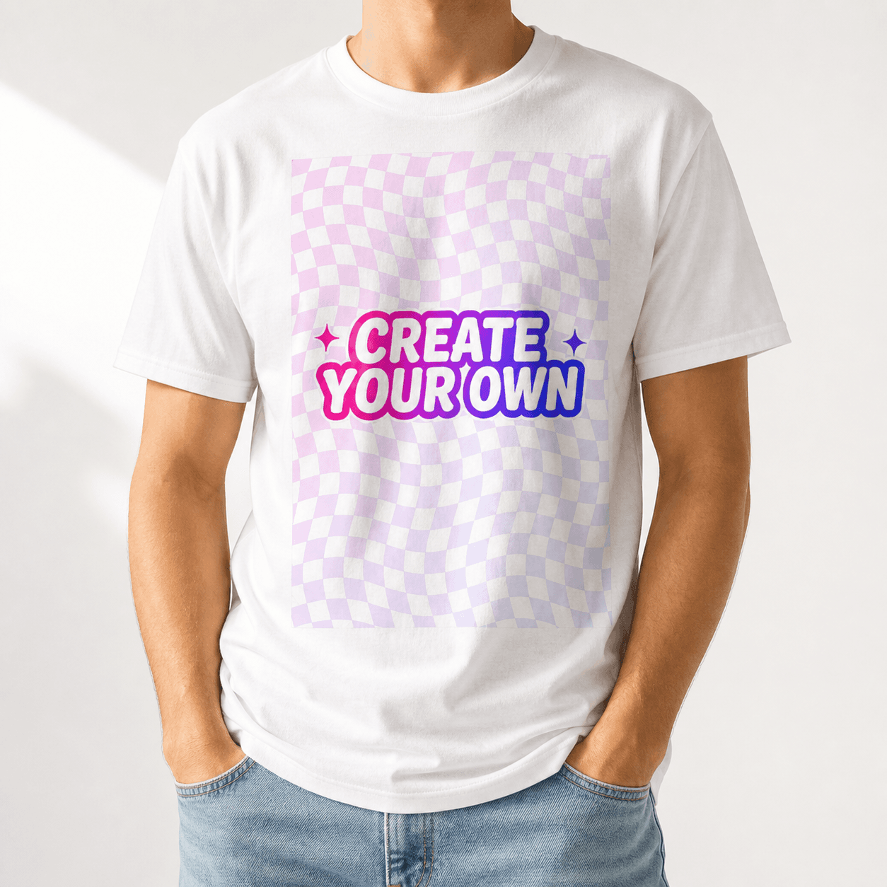 Softstyle T-Shirt on model